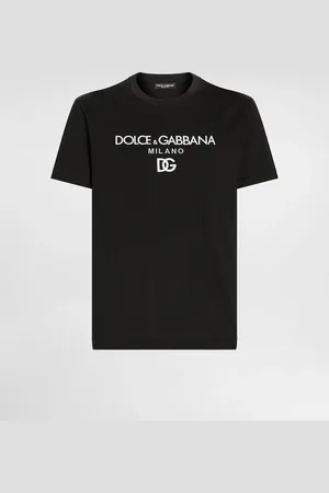 Dolce & Gabbana T-shirt In Cotone Con Ricamo Dg - Uomo T-shirts E Polo Cotone 58