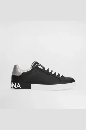 Dolce & Gabbana Sneakers Portofino In Vitello Nappato - Uomo Sneaker Multicolore Pelle 44