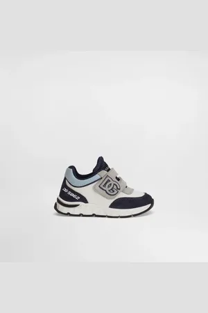Dolce & Gabbana Sneaker Dg Running In Tessuto Mesh E Crosta - Uomo Scarpe Primi Passi (19-26) 19