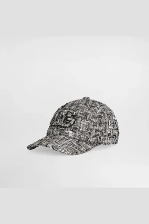 Dolce & Gabbana Cappello Baseball In Tweed - Donna Cappelli E Guanti Multicolore 56