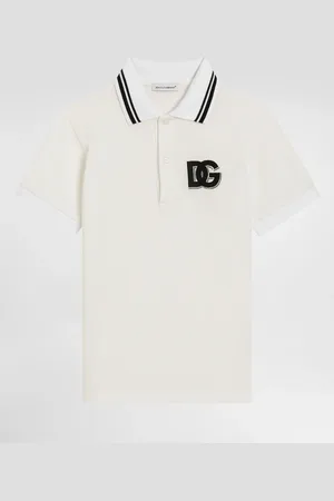 Dolce & Gabbana Polo In Piquet Con Logo Dg - Uomo T-shirts E Felpe 2 Years