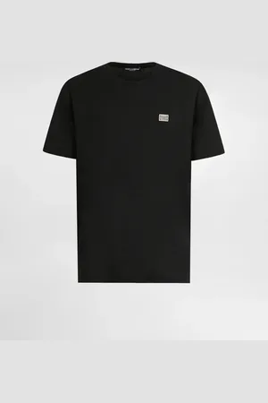 Dolce & Gabbana T-shirt In Cotone Con Placca - Uomo T-shirts E Polo 48