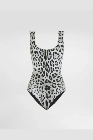 Dolce & Gabbana Costume Intero Olimpionico Leopardo - Donna Beachwear Jersey 1