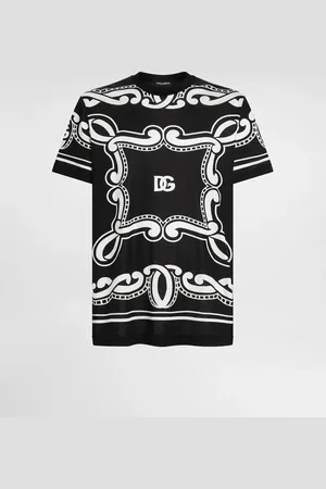 Dolce & Gabbana T-shirt In Cotone Bandana - Uomo T-shirts E Polo 44
