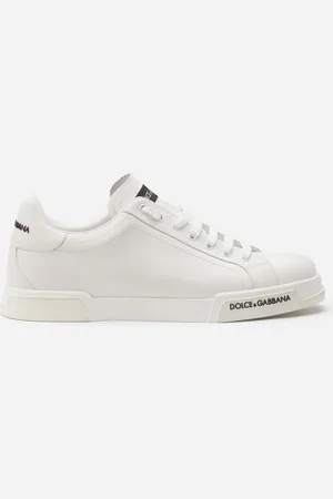 Dolce & Gabbana Sneaker Portofino In Vitello Nappato - Uomo Sneaker Pelle 47