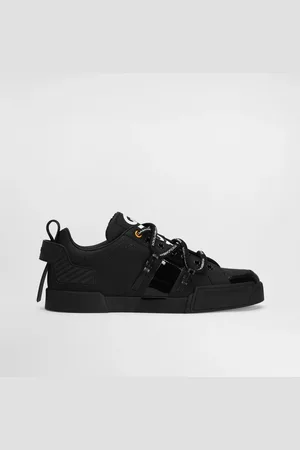 Dolce & Gabbana Sneaker Portofino In Vitello E Vernice - Uomo Sneaker Multicolore Pelle 39.5
