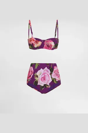 Dolce & Gabbana Bikini Balconcino E Culotte Rose - Donna Beachwear 1