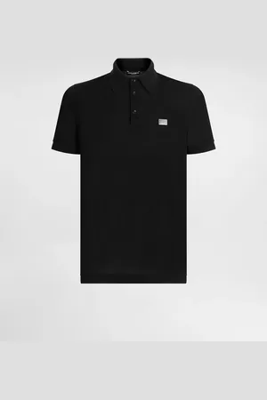 Dolce & Gabbana Polo In Cotone Con Placca Con Logo - Uomo T-shirts E Polo 44