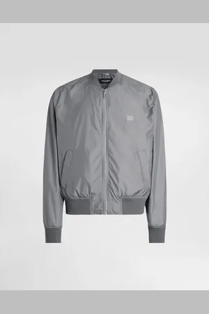 Dolce & Gabbana Bomber In Tessuto Tecnico Con Placca - Uomo Cappotti E Giubbotti 48
