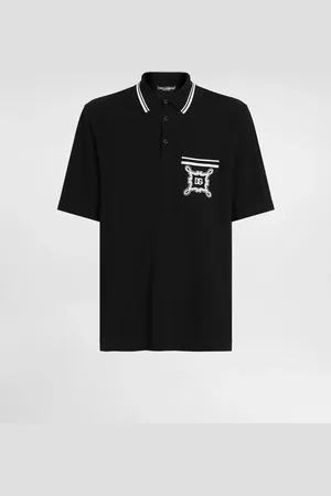 Dolce & Gabbana Polo In Cotone Con Dettagli Stampa Bandana - Uomo T-shirts E Polo 44
