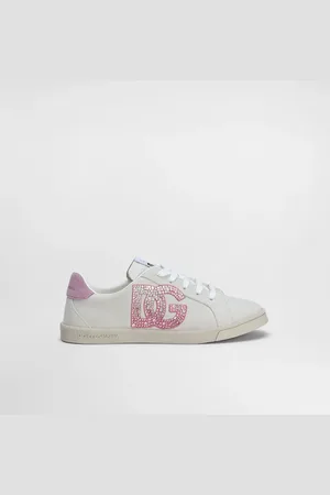 Dolce & Gabbana Sneaker Dg Original In Pelle Di Vitello Con Logo Dg - Donna Scarpe (24-38) Multicolore 27