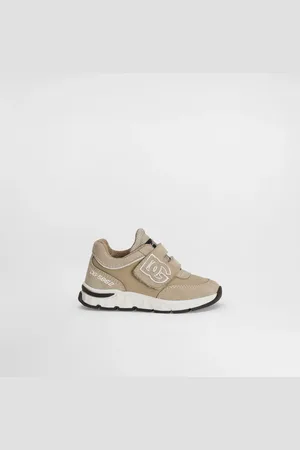 Dolce & Gabbana Sneaker Dg Running In Tessuto Mesh E Crosta - Uomo Scarpe Primi Passi (19-26) 19