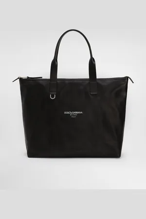 Dolce & Gabbana Shopping Bag Media In Pelle Di Vitello - Uomo Borse Shopping Onesize