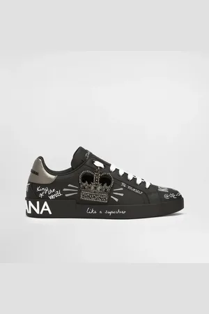 Dolce & Gabbana Sneaker Portofino In Pelle Di Vitello - Uomo Sneaker Pelle 39