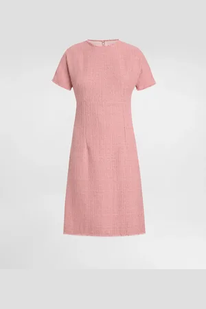 Dolce & Gabbana Abito Midi In Tweed Rachel Con Logo Dg - Donna Abiti 40