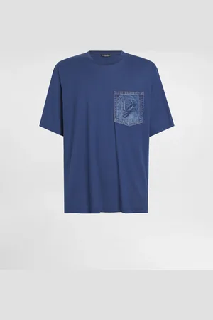 Dolce & Gabbana T-shirt In Cotone Con Taschino E Logo Ricamato - Uomo T-shirts E Polo 48