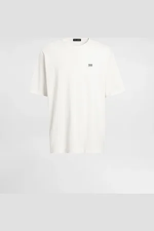 Dolce & Gabbana T-shirt In Cotone Con Placca - Uomo T-shirts E Polo 48