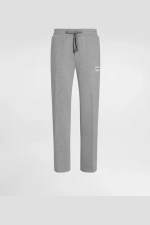 Dolce & Gabbana Pantalone Jogging In Jersey Stretch - Uomo Pantaloni E Shorts Grigio 48