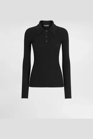 Dolce & Gabbana Maglia A Polo In Lana A Coste - Donna Maglioni E Cardigan 40