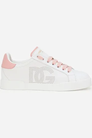 Dolce & Gabbana Sneaker Portofino In Pelle Di Vitello - Donna Sneaker Rosa 35