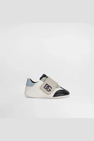 Dolce & Gabbana Sneaker In Tessuto Mesh E Crosta Con Logo Dg - Uomo Scarpe Neonato (16-20) 16