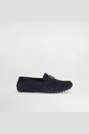 Dolce & Gabbana Mocassino In Crosta Con Logo Dg - Uomo Scarpe (24-38) 27