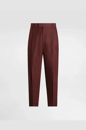 Dolce & Gabbana Pantaloni In Tela Di Lino - Uomo Pantaloni E Shorts Multicolore 50