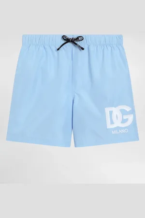 Dolce & Gabbana Boxer Da Mare In Tela Con Logo - Uomo Beachwear 3