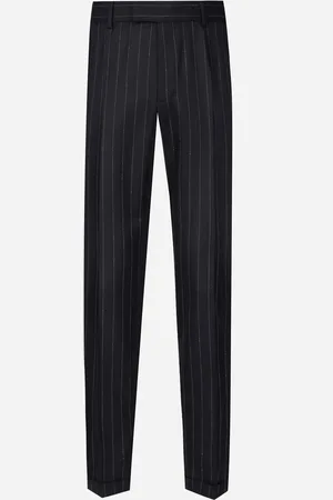 Dolce & Gabbana Pantalone Sartoriale In Lana - Uomo Pantaloni E Shorts Multicolore 44