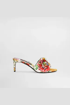 Dolce & Gabbana Mule In Broccato - Donna Slide E Mule 37