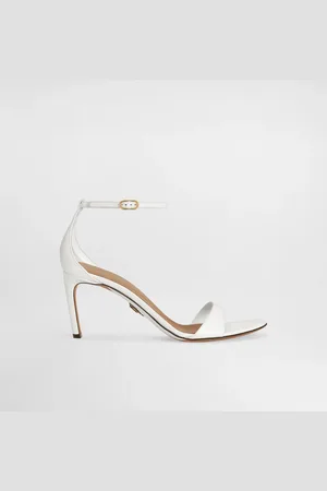 Dolce & Gabbana Sandalo In Capretto Lucido - Donna Sandali E Zeppe Bianco 36