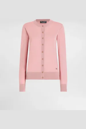 Dolce & Gabbana Cardigan In Lana Con Ricamo Logo Dg - Donna Maglioni E Cardigan 38