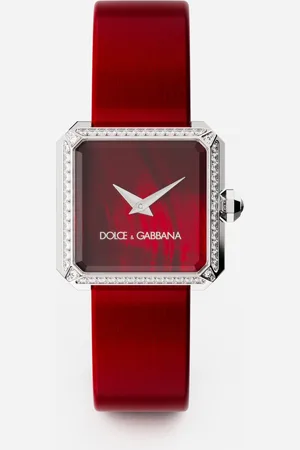 Dolce & Gabbana Sofia Steel Watch With Colorless Diamonds - Donna Orologi Rosso Onesize