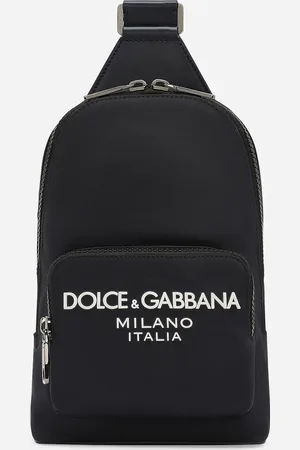 Dolce & Gabbana Zaino A Tracolla In Nylon - Uomo Zaini E Marsupi Blu Nylon Onesize