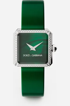 Dolce & Gabbana Sofia Steel Watch With Colorless Diamonds - Donna Orologi Verde Onesize