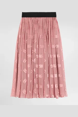 Dolce & Gabbana Gonna In Jacquard Con Logo Dg - Donna Pantaloni E Gonne 4 Years