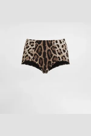Dolce & Gabbana Culotte Da Mare Stampa Leopardo - Donna Beachwear Stampa Animalier Jersey 2