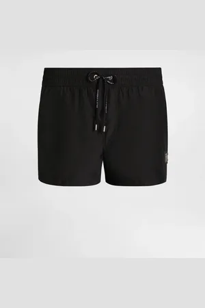 Dolce & Gabbana Short Swim Trunks With Branded Tag - Uomo Beachwear Tessuto 2