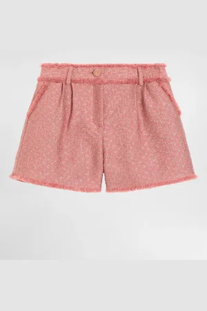 Dolce & Gabbana Shorts In Tweed Rachel Con Bottone Logato - Donna Pantaloni E Gonne 5 Years