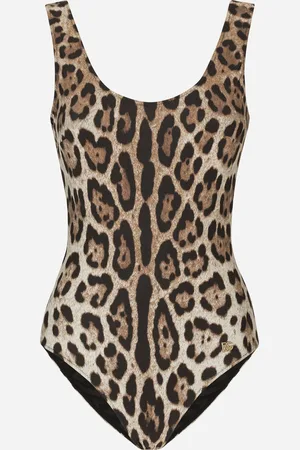 Dolce & Gabbana Costume Intero Stampa Leopardo - Donna Beachwear Stampa Animalier Jersey 4