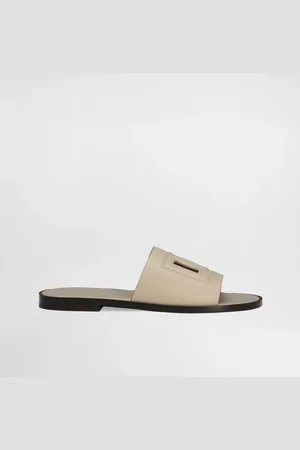 Dolce & Gabbana Sandalo In Pelle Di Vitello - Uomo Sandali E Slide Beige Pelle 40