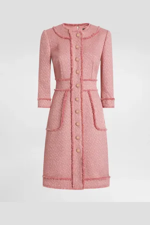 Dolce & Gabbana Abito Chemisier A Line In Tweed Rachel - Donna Abiti 36