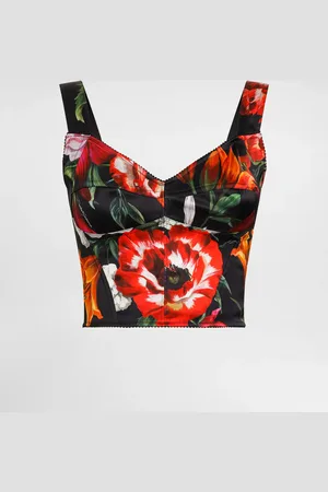 Dolce & Gabbana Bustino Fiori - Donna Camicie E Top 36