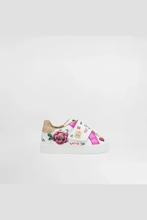 Dolce & Gabbana Sneaker In Vitello - Donna Scarpe Primi Passi (19-26) Bianco 19