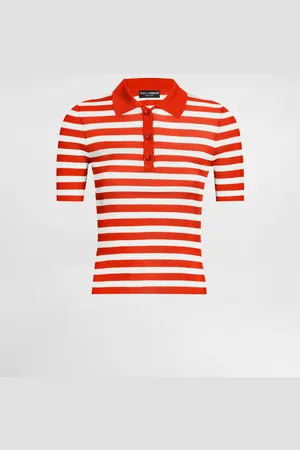 Dolce & Gabbana Polo In Viscosa - Donna T-shirts E Felpe 40
