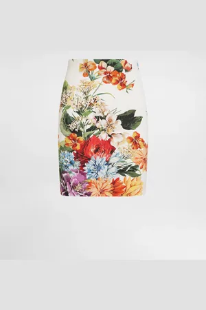 Dolce & Gabbana Minigonna Bouquet Fiori - Donna Gonne 36