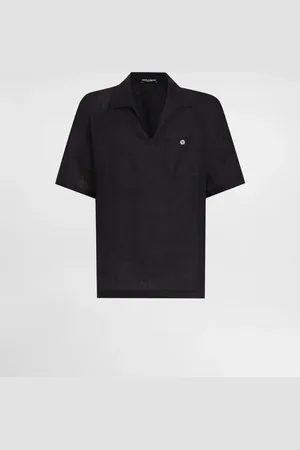 Dolce & Gabbana T-shirt Manica Corta In Lino - Uomo T-shirts E Polo 48