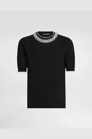 Dolce & Gabbana Pullover Girocollo In Cotone - Uomo Maglieria 44