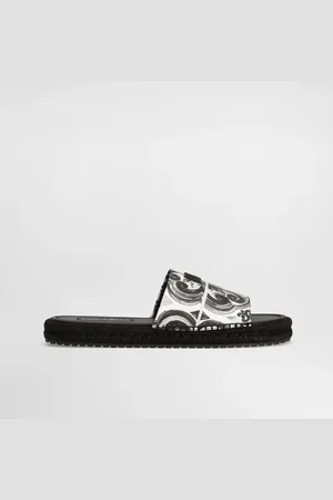 Dolce & Gabbana Sandalo Espadrillas In Canvas Stampa Conchiglie - Uomo Sandali E Slide 40