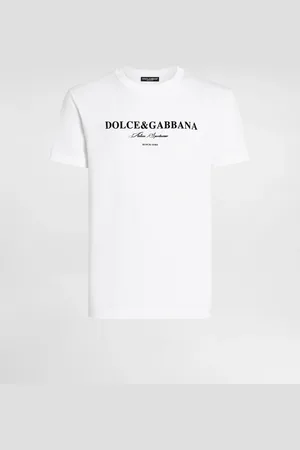 Dolce & Gabbana T-shirt In Cotone Con Stampa - Uomo T-shirts E Polo Bianco 44